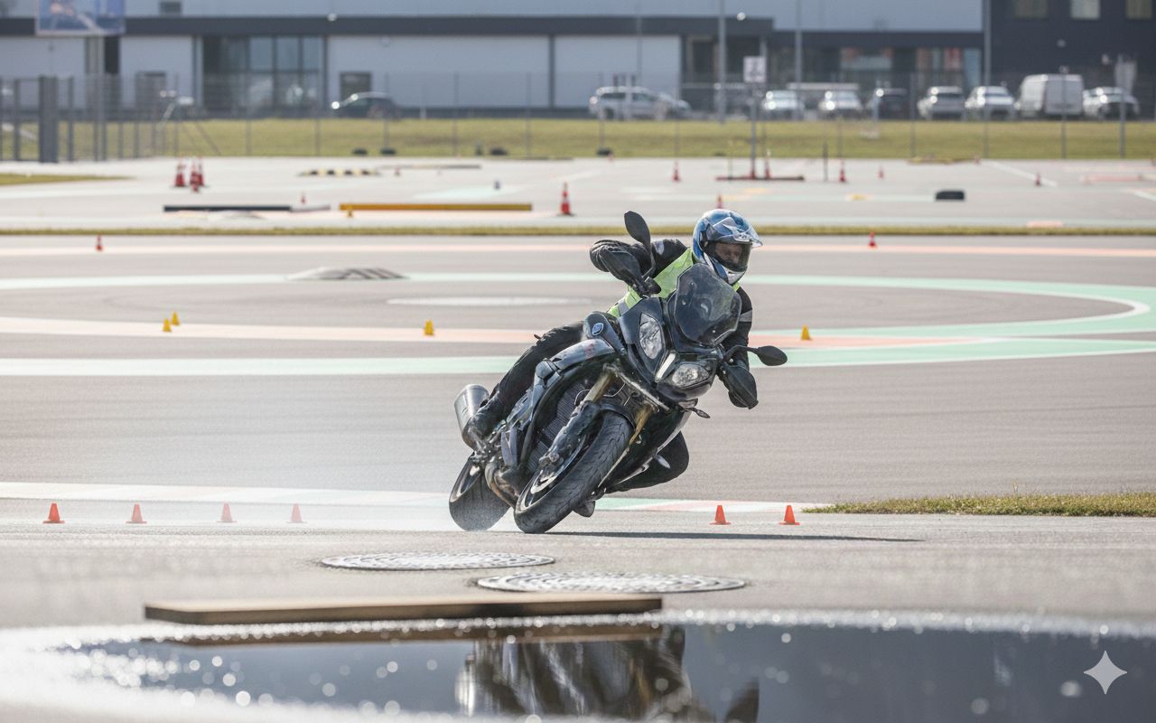 Schräglagentraining Professional – Bremsen, Rutschen, Spitzkehren